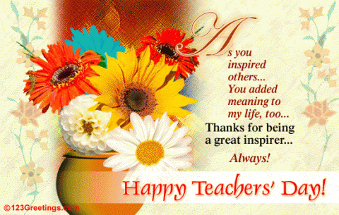 Happy Teachers` Day! -   